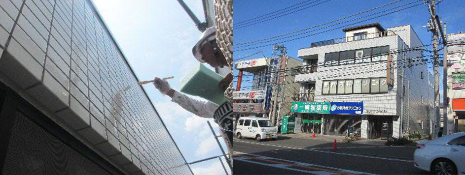 ミズケンビル外壁塗装工事